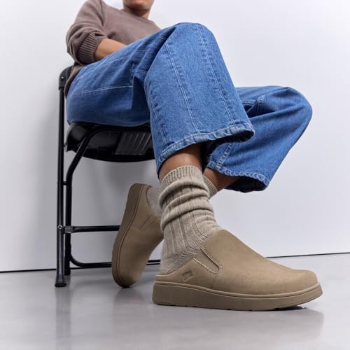Image of FitFlop Gen-FF Elasticated Suede Mules