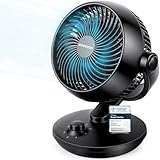 [Bruit ultra faible] : Notre ventilateur silencieux chambre utilise une technologie professionnelle intégrée pour réduire le bruit à un minimum de 24 dB et un maximum de 42 dB, sans perturber votre sommeil, votre travail ou vos études.