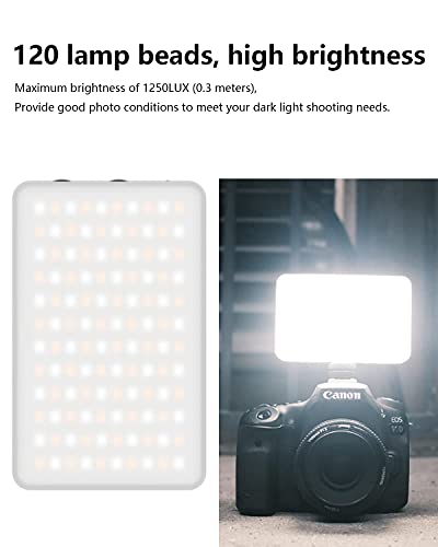 Ulanzi Vl120 Rgb Video Light, Pocket Led On-Camera Video Lights, Built-In 3100Mah Rechargeable Battery, 360 Full Color 20 Light Effects, Cri≥95 2500-9000K Led Panels For Photography Vlogging #TOP2