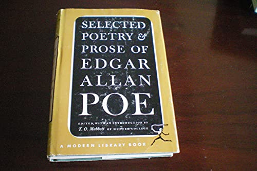 The Selected Poetry and Prose of Edgar Allan Poe B0006ASNGW Book Cover