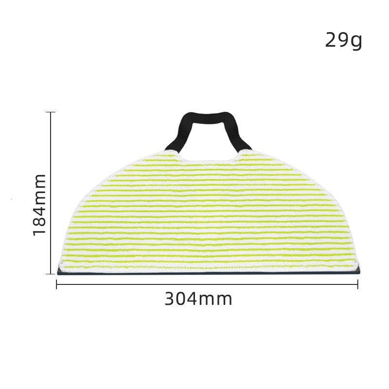 6 Panni Lavabili In Microfibra Per Pulitore A Vapore - Compatibili Con Shark RV2410, 2610WD, 2610WA/WFUS - 184 X 304 Mm - 3