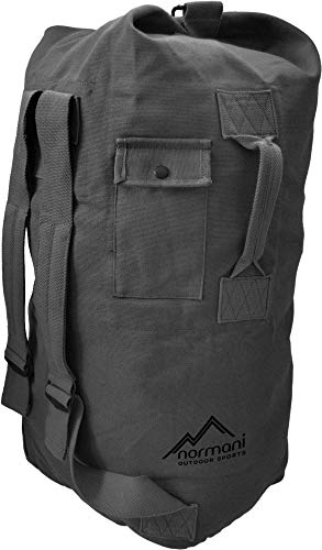 normani BW Canvas Seesack mit Metallverschluss in...
