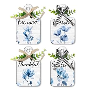 PH PandaHall 4 Styles Blue Floral W...