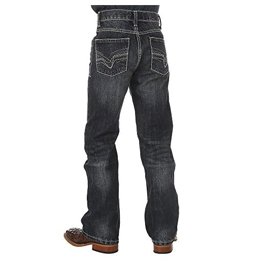 Wrangler Boys' 20X Vintage Boot Cut Jean Canyon Lake 7 Slim