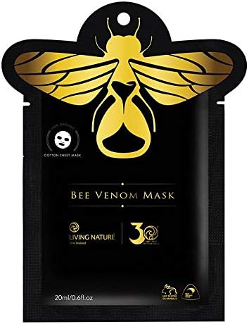 Living Nature Bee Venom Sheet Mask- Individual 20ml