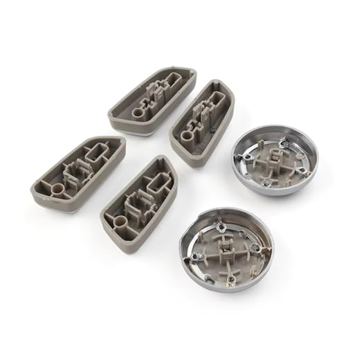 Cache bouton siege auto Audi A3 A4 A5 A6 A7 Q3 Q5 gris x6