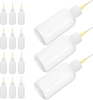 15pcs Pottery Glaze Squeeze Bottle for Artists, 50cc