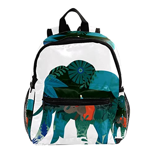 Sac à dos éléphant enfant 30,5 cm, le cartable multicolore facile à ouvrir