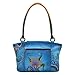 Anna by Anuschka womens Organizer Tote Bag - Leather, Hand-painted Original Artwork Genuine Leather, Color Anuschka, One Size US