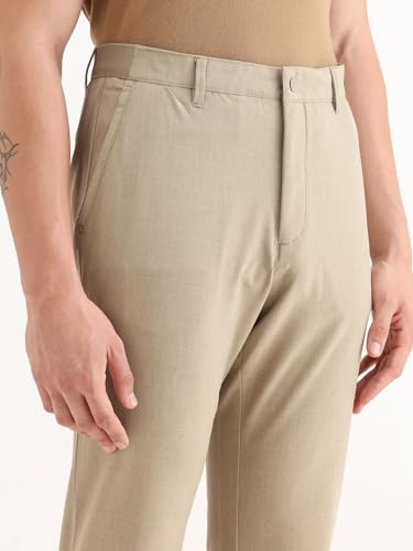 Image of Rare Rabbit Regular fit Plain Trouser