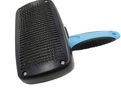 Pet Slicker Brush Dog & Cat Brush By Chirpy Pets, Long & Short Hair Pet Grooming Tool, Reduces Dogs And Cats Shedding Hair By More Than 95%, The Deshedding Tool Comes With Chirpy Pets Pet Food Cover #TOP1