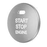 ボタンキャップカバーマツダ3軸用 アルミ自動車エンジンスタートストッププッシュ トリムCX-3 CX-4 CX-5 (Silver）SIKIWIND