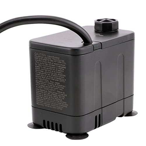 Ecoplus Convertible Bottom Draw Water Pump 265 Gph - Submersible Applications Only, Ideal For Hydroponics #TOP1