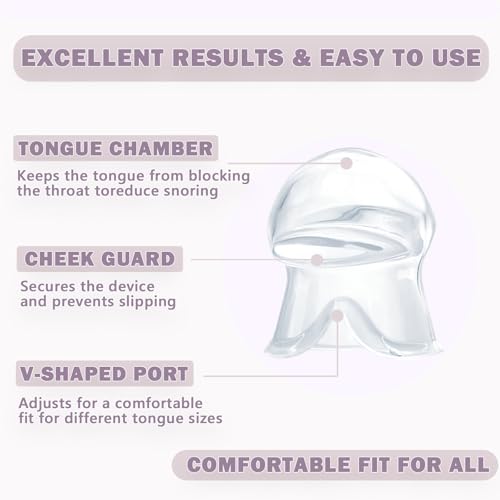 Snoring Solution - Anti-Snoring Devices, 2Pack Snore Device Stopper for Men and Women - H89