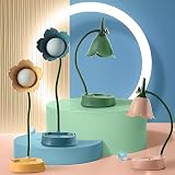 himmel Lampa biurkowa dla dzieci, ściemniana lampa stołowa LED z 3 temperaturami barwowymi, ładowalna lampa biurkowa z czujnikiem dotykowym i elastycznym ramieniem, lampka nocna USB do czytania, nauki