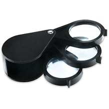 SE 5X Triple Lens Folding Magnifier with 1-1/4" Lens - ML26B
