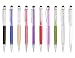 Produktbild NEO+ Hochwertiger kapazitiver 2-in-1-Touchscreen-Stift und Kugelschreiber mit Kristallen. 10 x Stift beutel und 10 x Stift Nachfüllung enthalten (SET 10)
