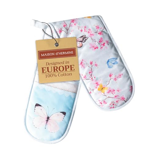 Maison d' Hermine Double Oven Mitts 100% Cotton 7