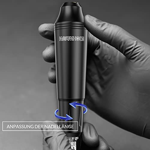 Wormhole Tattoo Maschine Set Rotations-Tattoo-Pen mit Zubehör