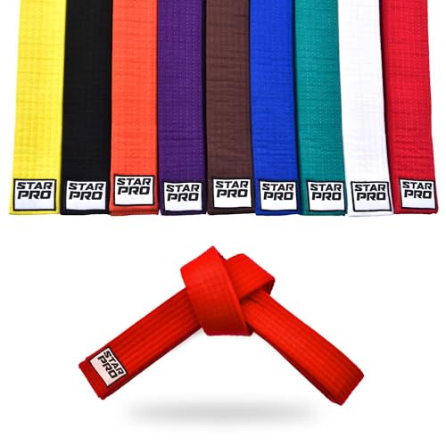 Ceinture De Karaté Farabi Sports - Plusieurs Couleurs Et Tailles - Ceintures Arts Martiaux Judo Taekwondo