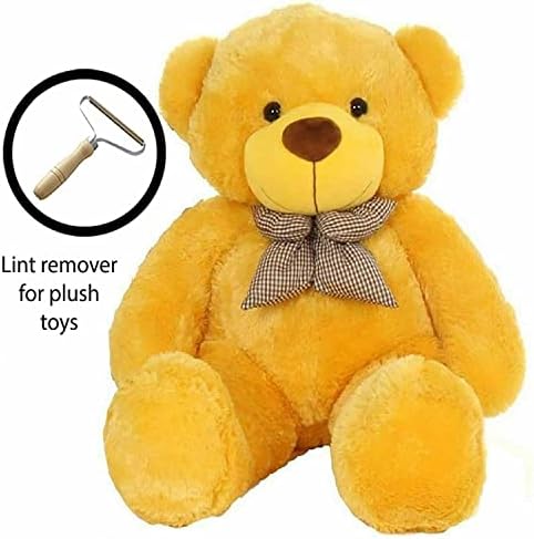 Lint Remover Carpet, Lint Roller Clothes Portable Metal Lint Roller for Clothes Carpet Pet Hair Fuzz Cleaner Shaver, Wooden, Gold, 16.3 x 10.8 x 2.8 cm; 50 Grams