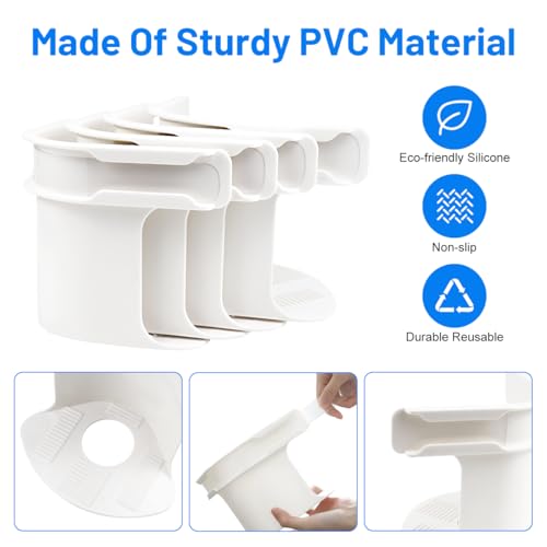 4 Pieces Bed Sheet Holder With Lock Strips Kit, Non-Slip Lumber Lock Fitted Sheet, Heavy Duty Bed Sheet Fasteners, Removable Fitted Sheet Corner Holders, for Mattress Protectors, Bedding, Blankets - Image 2