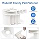 Doksvp 4 Stück Spannbettlaken Halter Lakenspanner Set, Bettlaken Spanner Halter Gegen Verrutschen, Sheet Fasteners Bed Sheet Clips, Heavy Duty Bettlakenbefestigungen, mit Feste Clips, für Bettwäsche