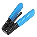 KoovDem Fiber Optic Stripper Coating Stripping Pliers Wire Cable Industrial Power Hand Tool Reinforced with Scale Cuts Steel Wire in Cable Can Be Cut Horizontally Or