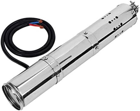 Submersible Pump - 12V Automatic Solar with DC Brushless Motor, Built‑in MPPT Solar Controller, 3.3ft Cable, 3" Water Inlet, 1" Water Outlet(S123T-30)