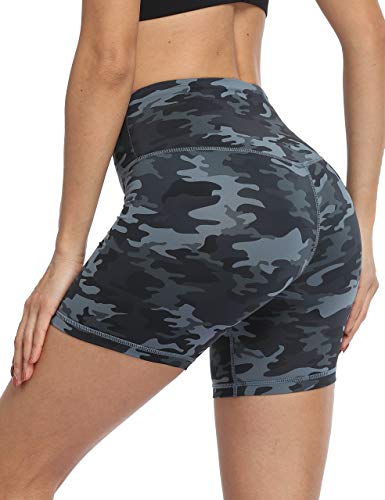 Women's Workout Biker Shorts with Pockets - High Waisted Compression Shorts for Yoga, Running & More by Oyioyiyo