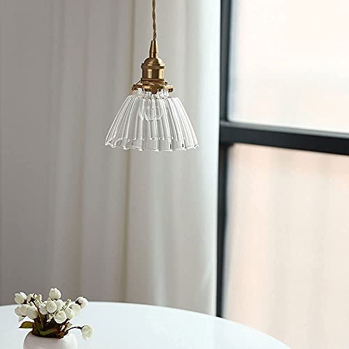Lámpara colgante transparente para iluminar la mesa del comedor 4
