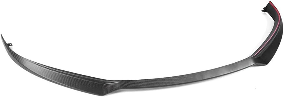 IKON MOTORSPORTS, Front Bumper Lip Compatible with 2016-2021 Tesla Model S, Matte Carbon Fiber IKON Style Front Lip Chin Spoiler Valance Splitter, 2017 2018 2019 2020