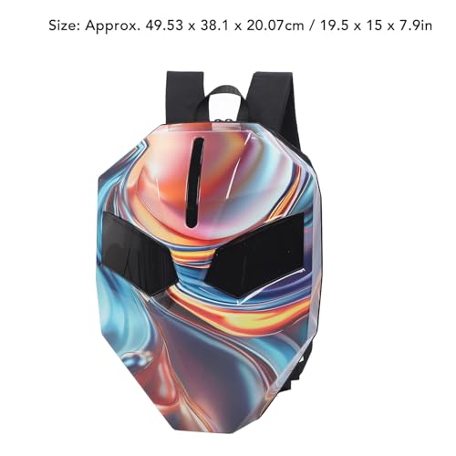 Sac à dos de moto étanche SEAFRONT avec écran LED programmable pour casque - 7