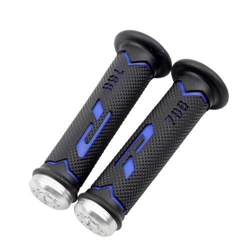 Poignées moto antidérapantes pour guidon 22 24mm 7/8"