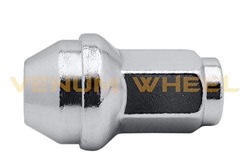 Venum Wheel Accessories 24 Pc Ford 6X135 Chrome Oem Factory Style Replacement Lug Nuts M14X2.0 Fits 2004 2005 2006 2007 2008 2009 2010 2011 2012 2013 2014 Expedition F-150 Raptor #TOP7