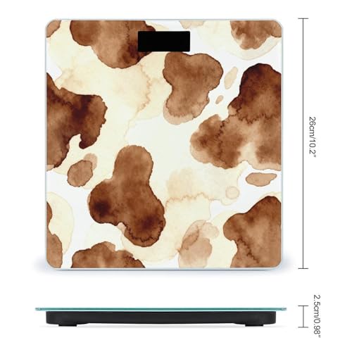 Báscula Digital de Baño con Estampado de Vaca Cocoa Cow miniatura 2