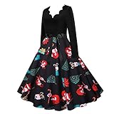 🎄🎄🎄Note: amazon warehouse clearance Weihnachten Kleid womens! Our size are different from Amazon Generic Size Chart,Please always refer to our size chart to choose the size before ordering.Size may be 1-2inch/ 2-4cm inaccuracy due to manual measurement,color may be light different due to monitor.And if you have any questions, please feel free to contact us.