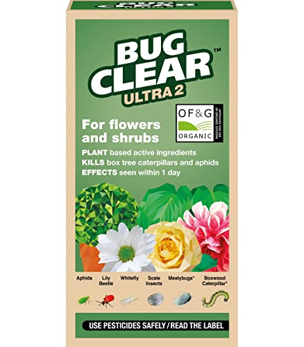 200ml Ultra 2 Bug Clear for Indoor & Outdoor, Gardening Solutions, For Flowers, Fruit & Veg, Kills Bugs & Prevents Further Attacks