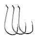 Proberos Fishing Hooks Extra Strong Stainless High Carbon Steel Jigging Jigs Big Large Bait Fish Hook Saltwater Circle Hooks Size 1/0-13/0 20pcs/Pack