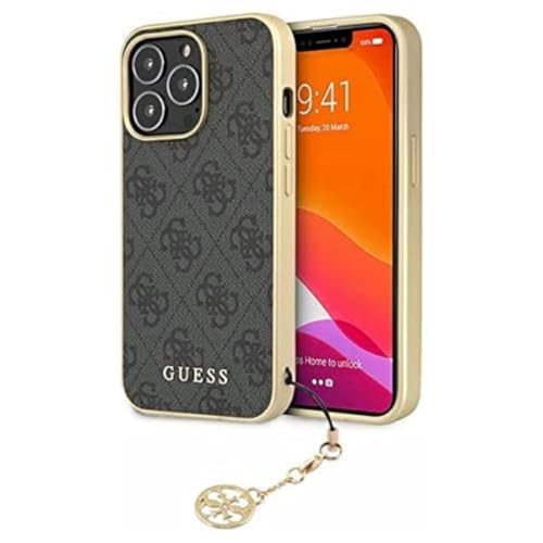 Guess GUHCP13XGF4GGR hülle für iPhone13 Pro Max 6,7 grau 4G Charms Collection
