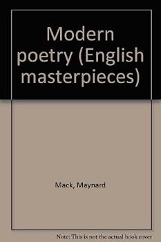 Modern Poetry English Masterpieces Second Edition