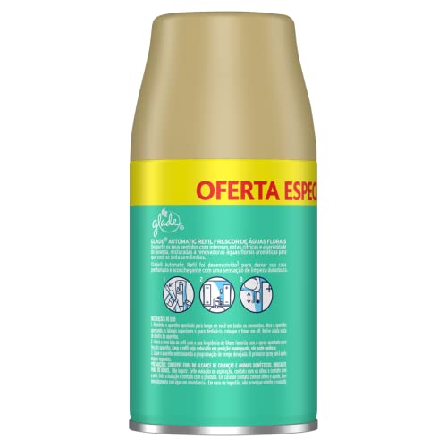 Desodorizador Glade Automatic Spray Refil Frescor de Águas Florais 269ml 3 Desodorizador Glade Automatic Spray Refil Frescor de Águas Florais 269ml - Imagem 3