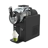 Macchina per Granite, Slush Maker con Consistenza Regolabile, Macchina per Bevande Ghiacciate Elettrica Silenziosa per Margaritas, Milkshake & Smoothie, Granita al Ghiaccio Facile da Pulire(Black)