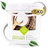 Erythrit 5KG im Eimer - 100% kalorienfreier Erythrit Zucker - Erythritol...