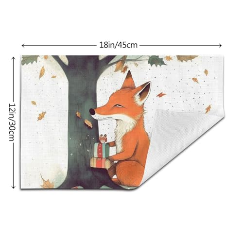 Sets de table en vinyle lavables et antidérapants pour repas