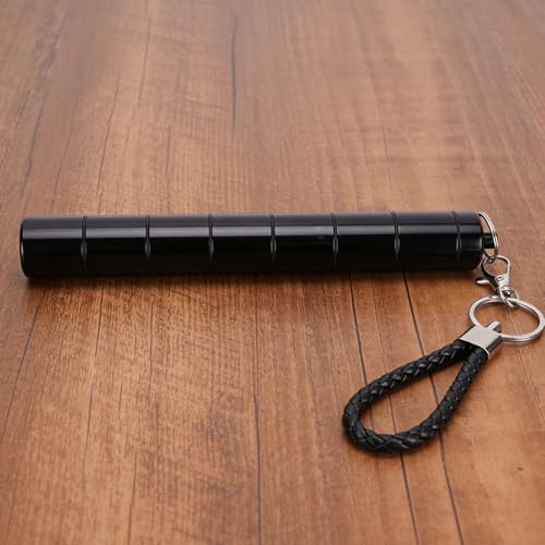 Tubo de almacenamiento de metal impermeable estuche portátil de 7 compartimentos con cordón 3