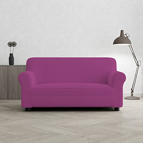 MB HOME BASIC Copridivano “più Bello”, Fucsia, 2 Posti