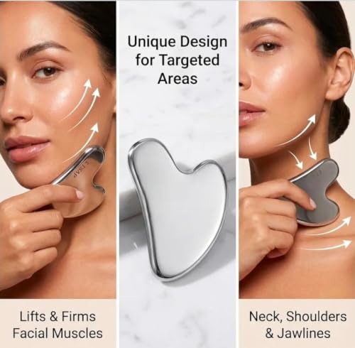 SKINROTH Stainless Steel Gua Sha Tool - Image 4