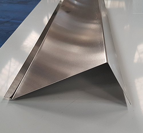 Ortgangblech Aluminium Dachblech 200 cm mit Zuschnitten