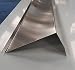 Produktbild 200 cm Ortgangblech Zuschnitt 250mm Aluminium Natur 0,8mm Kantblech Dachblech Winkelblech Dachprofil Ortgang 2000mm